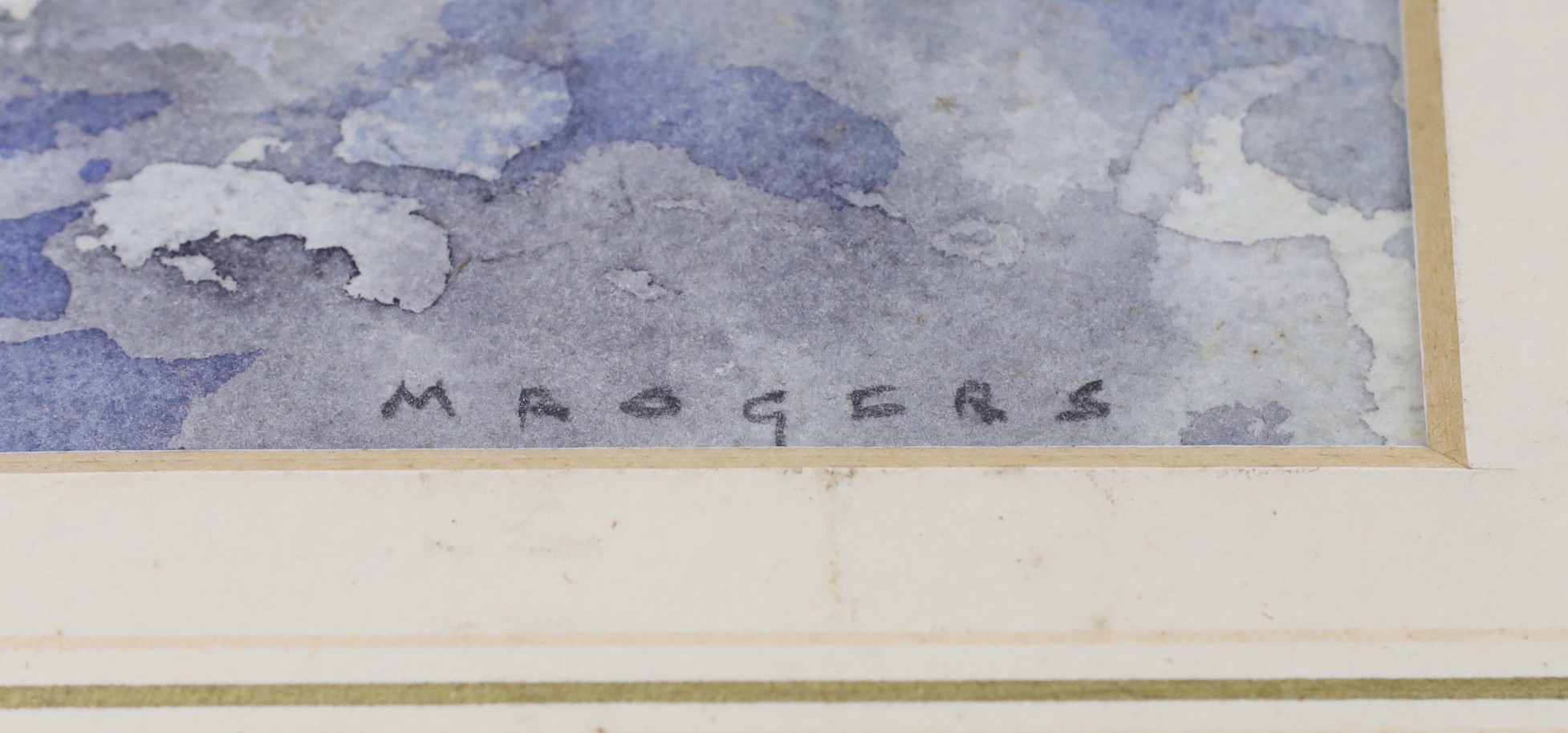 Malcolm Rogers (1915-), watercolour, 'The Needles, Isle of Wight', signed, 24 x 35cm